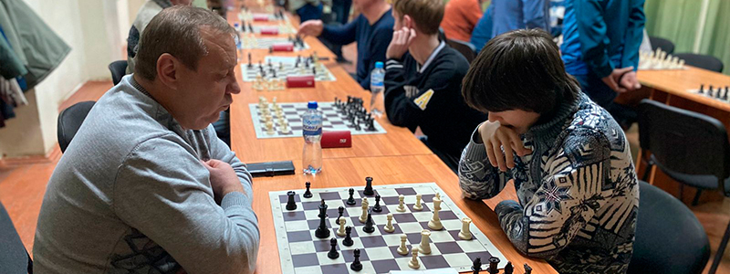 Шахматный турнир Завод на городском шахматном турнире